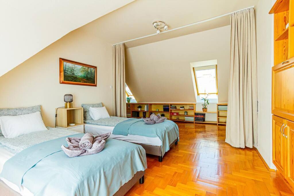 Roomy Apartment 80Sqm At City Center Free Parking Space, Ac & Balcony 布达佩斯 外观 照片